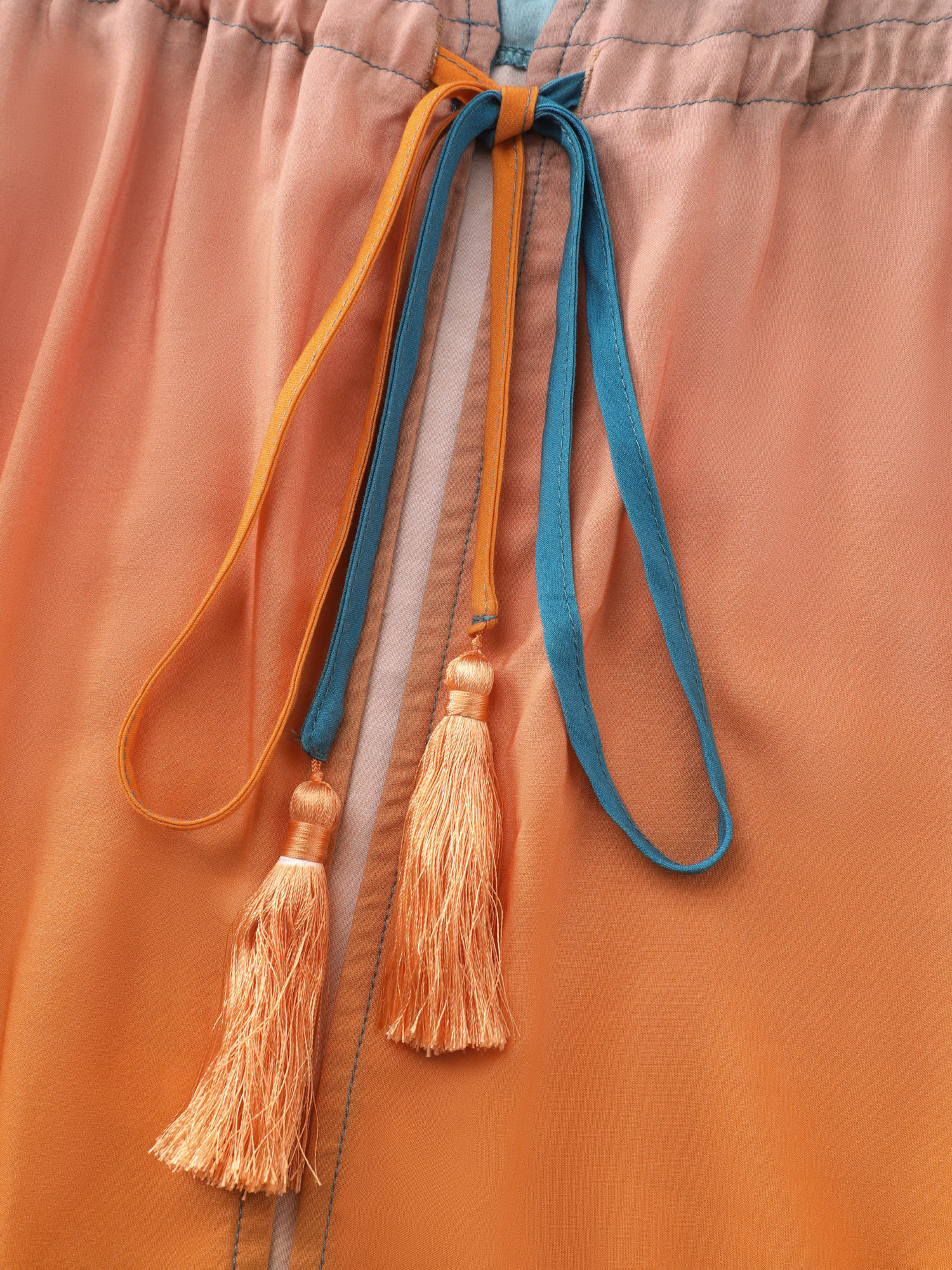 Supersoft Color Gradient Waist-Tie Kimono