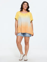 Supersoft Color Gradient Relaxed-Fit Top