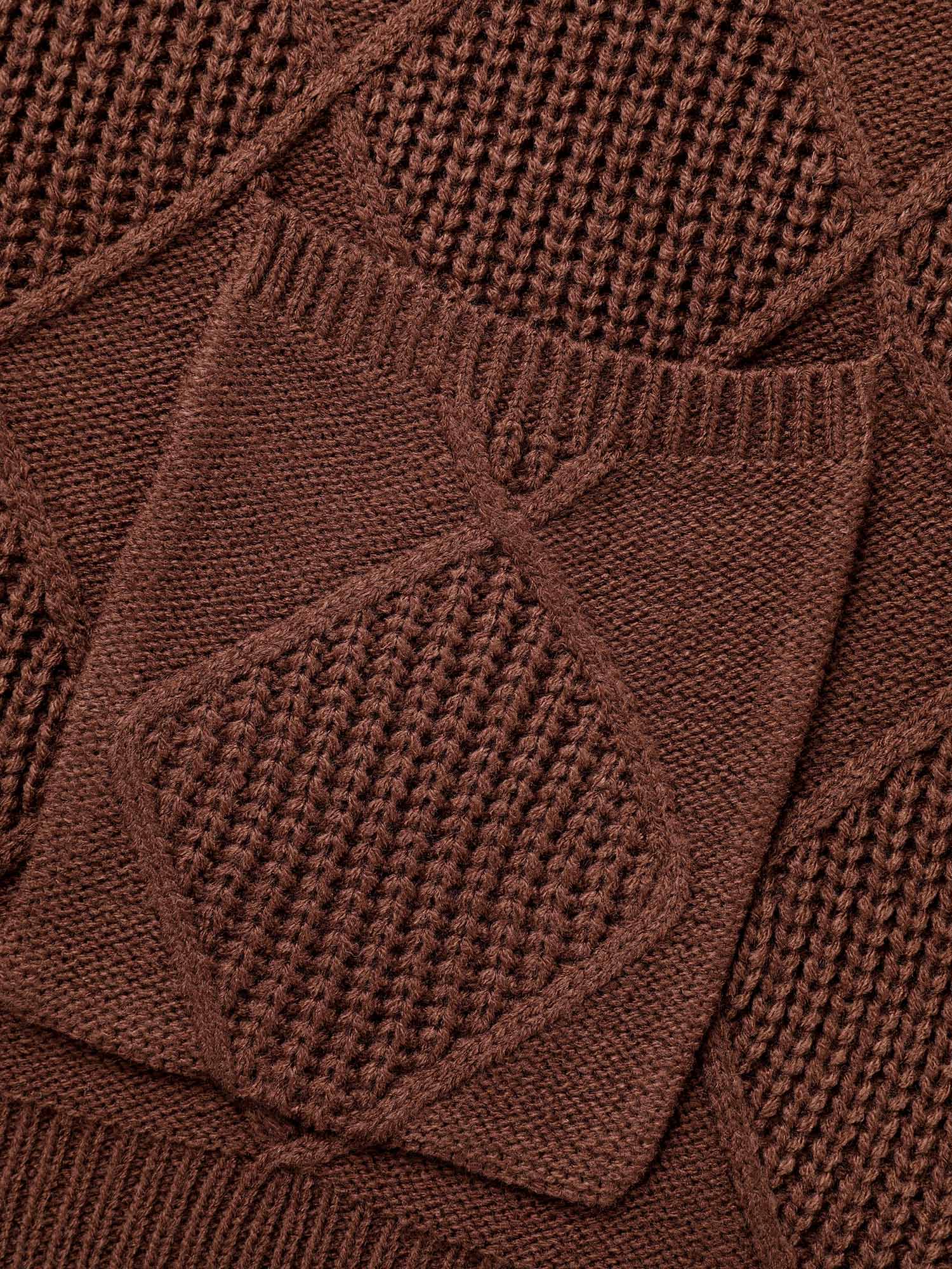 Plain Textured Pocket Drop Shoulder Cardigan