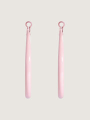 Glazed Plain Hoop Earrings