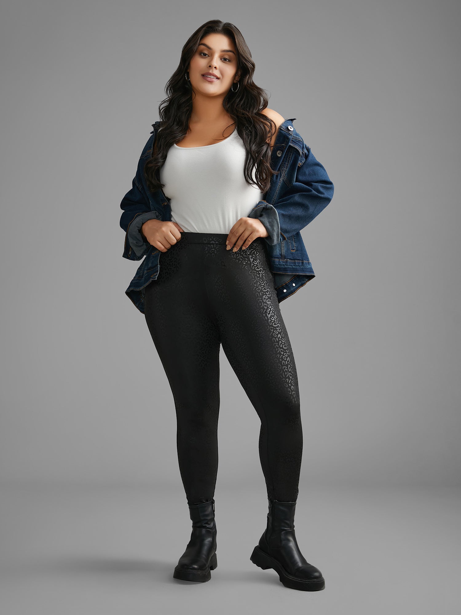 Leopard Print Pocket High Stretch Leggings