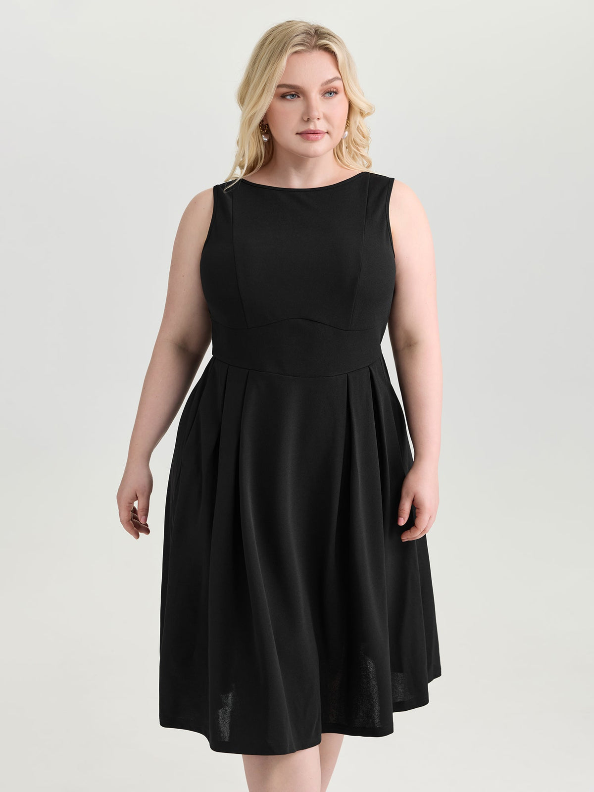 Sensational Open Back Cinched-Waist Midi Dress
