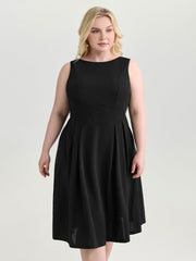 Sensational Open Back Cinched-Waist Midi Dress