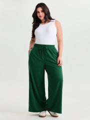 Side Striped Stretchy Waist Track Pants