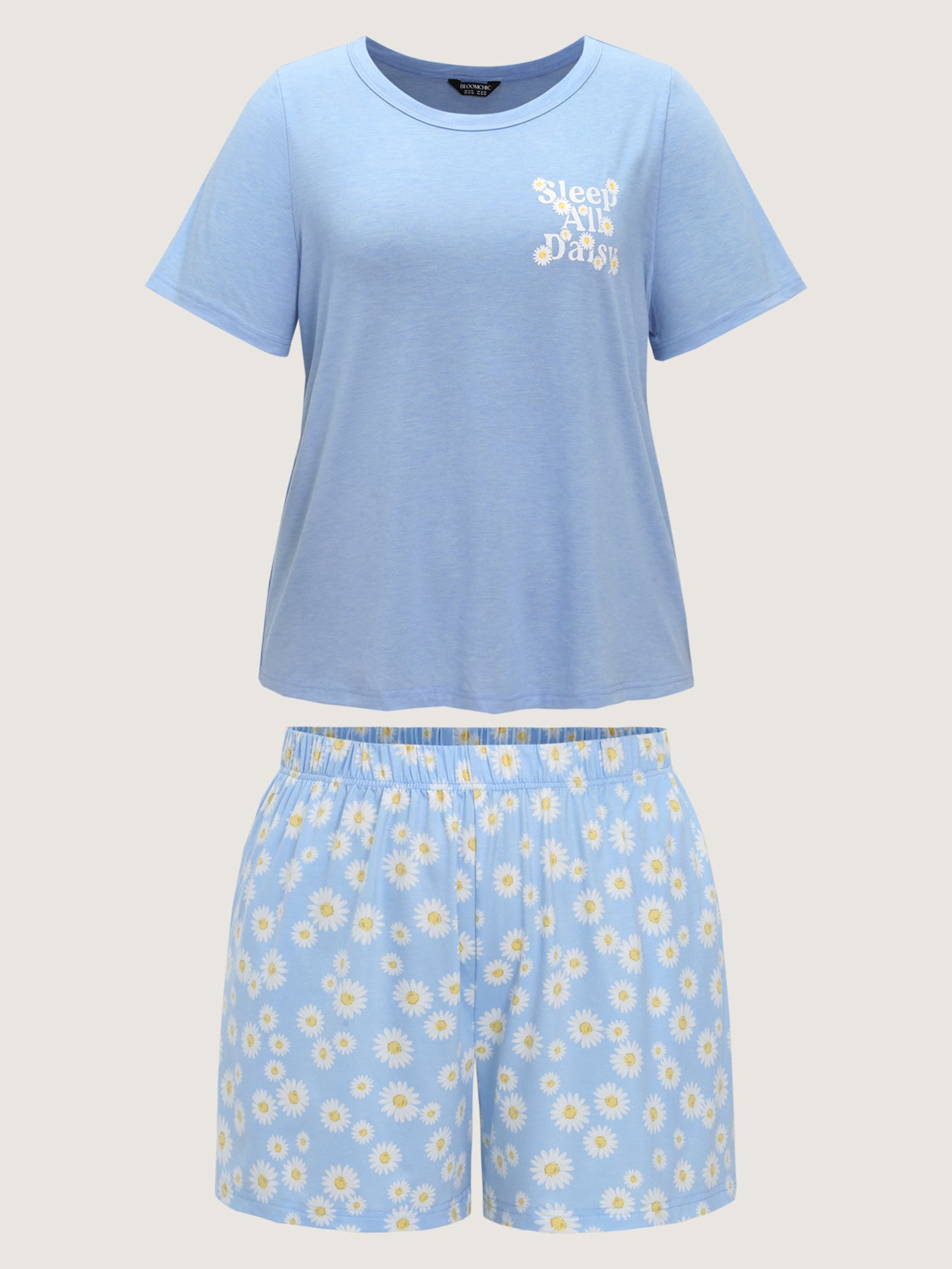 Supersoft Floral Print Color Contrast Pajama Set