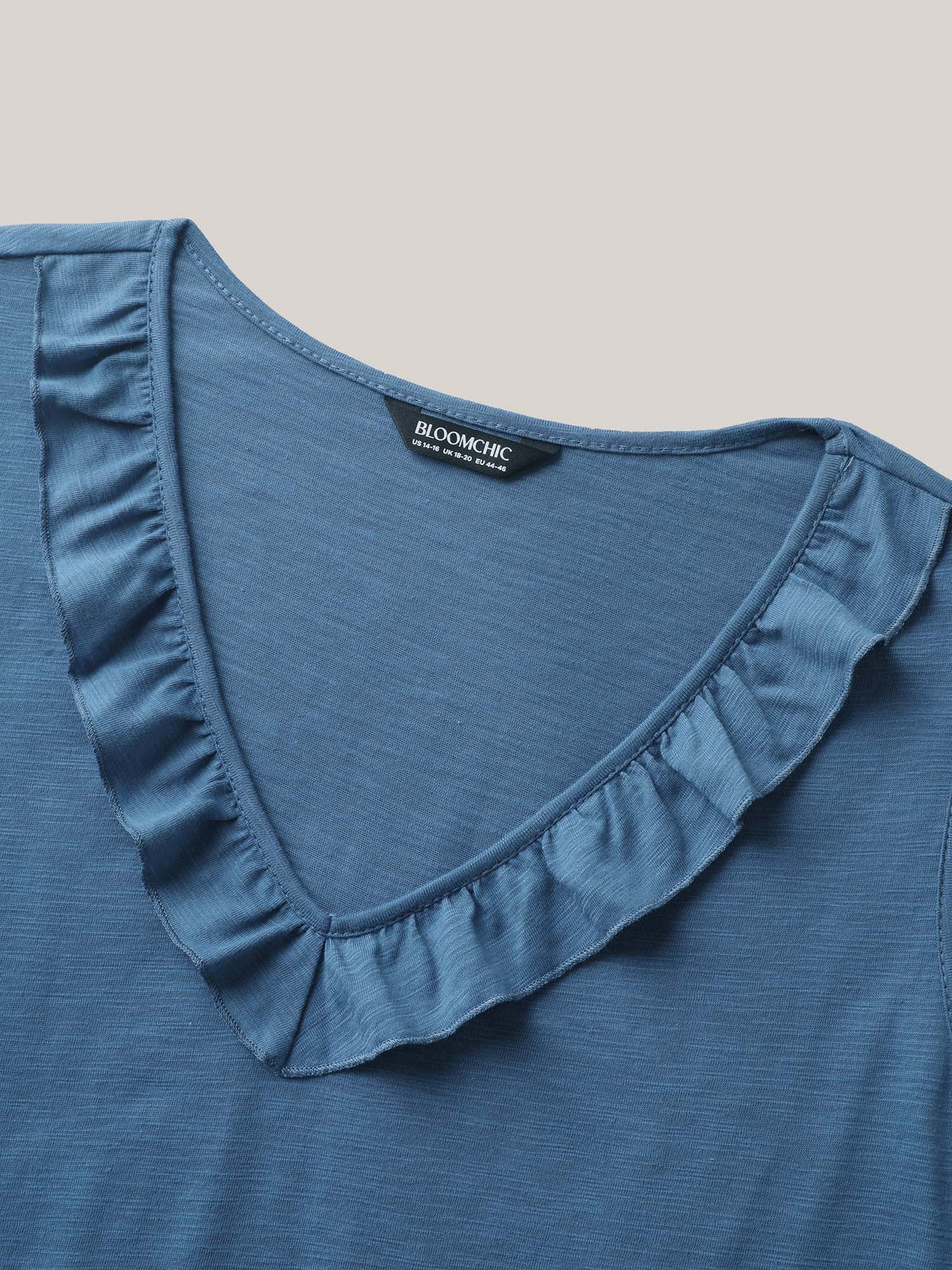 Lotus Neckline Bamboo Tank Top