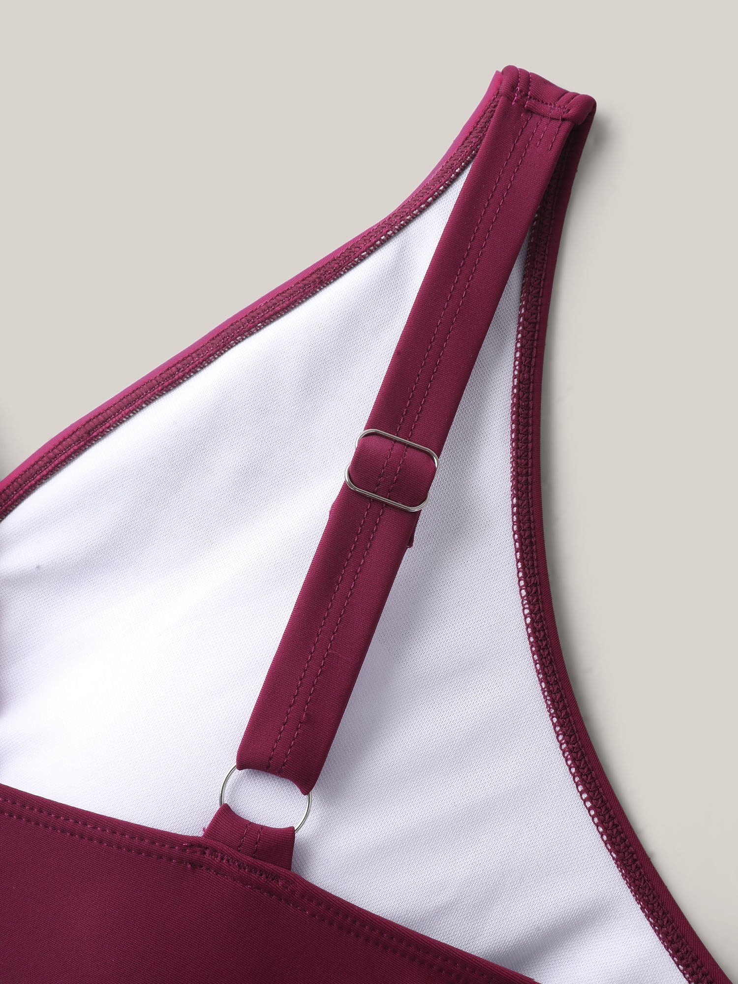 Color Block Lotus Edge Swim Top