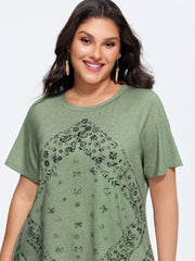 Supersoft Stretchy Arc Hem T-Shirt