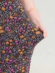 Supersoft Vibrant Floral Print Stretchy Jumpsuit