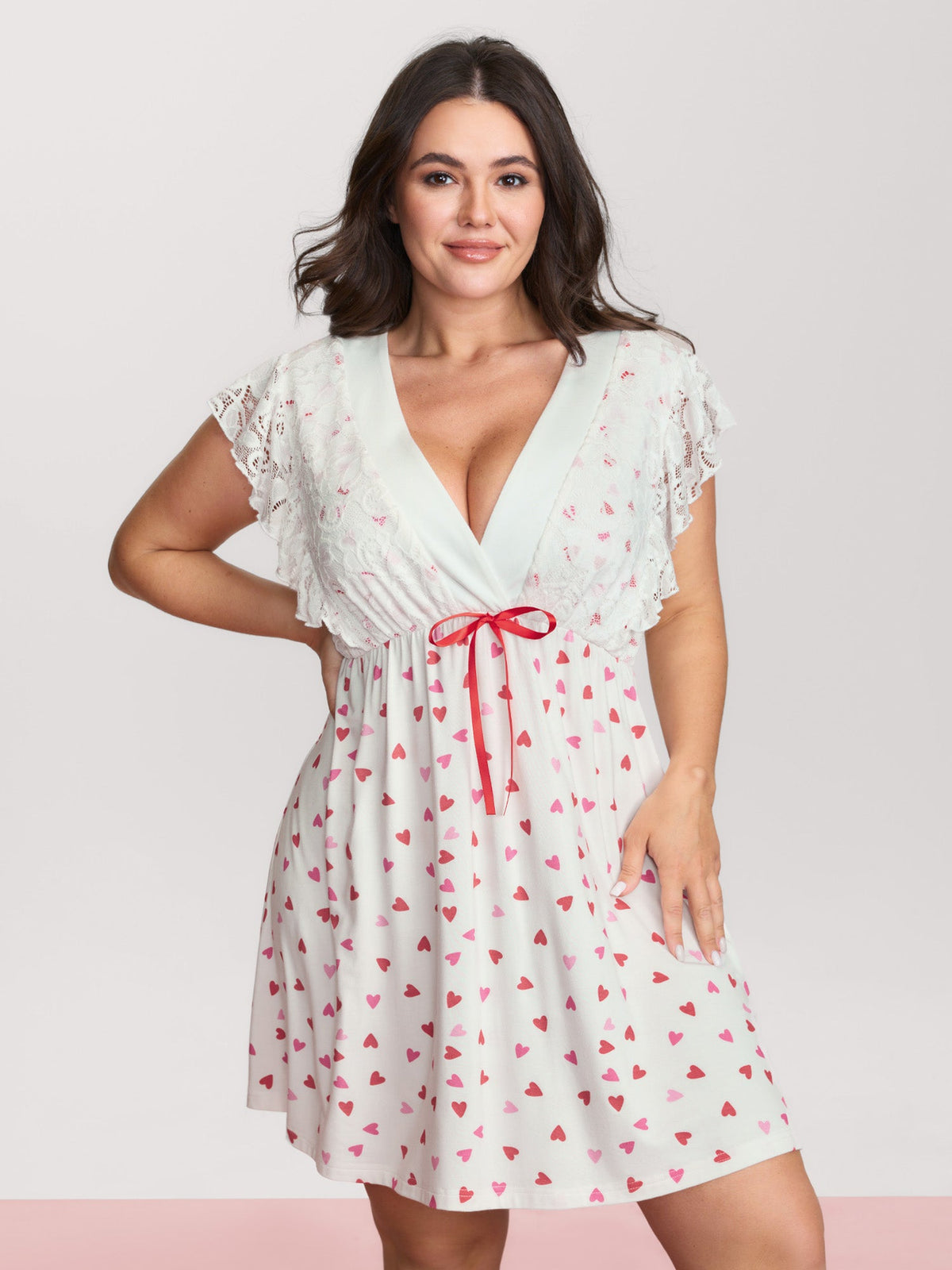 Supersoft Sweet Dreams Lace Trim Nightgown