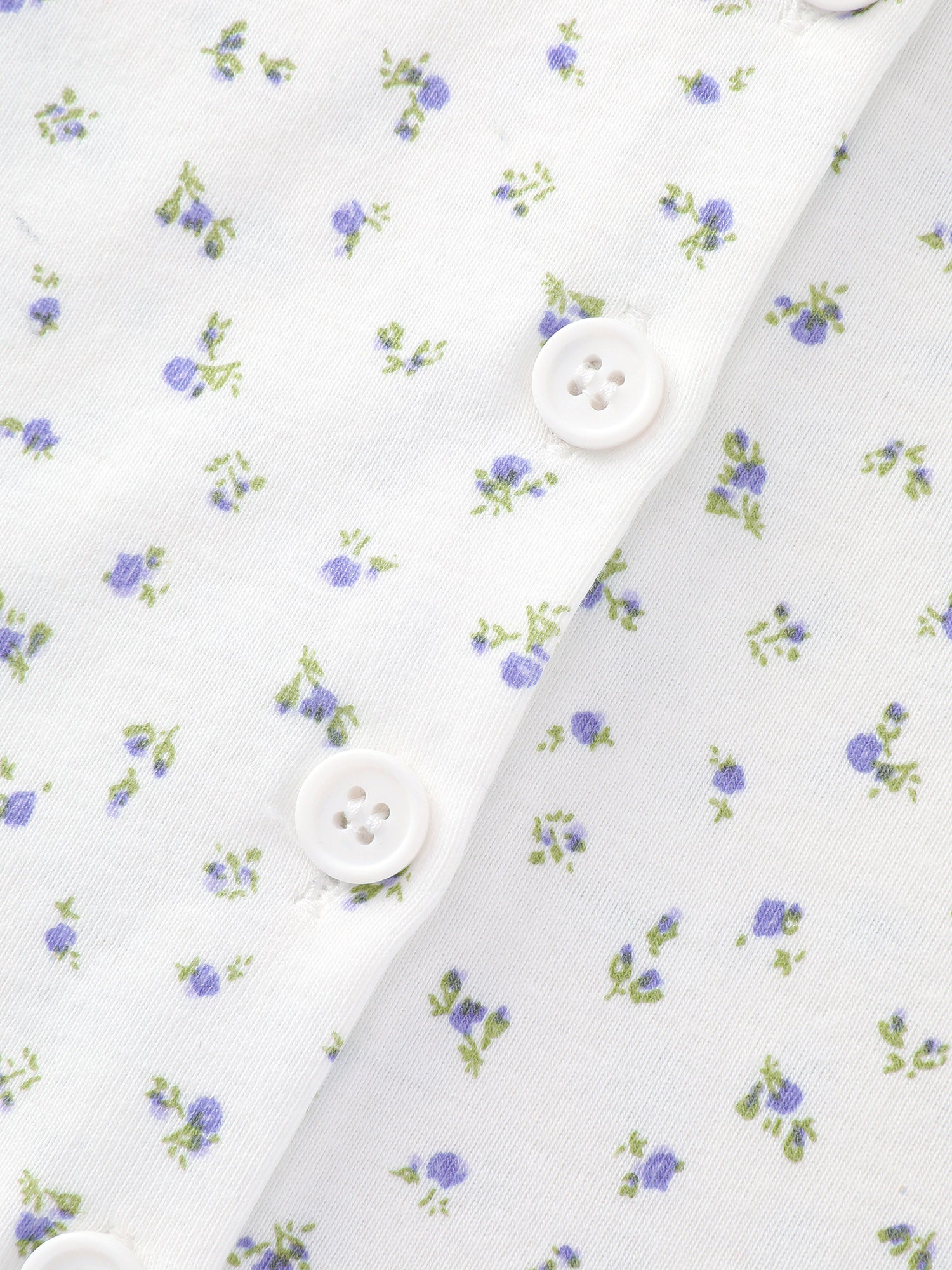Supersoft Floral Print V-Neck Pajama Set