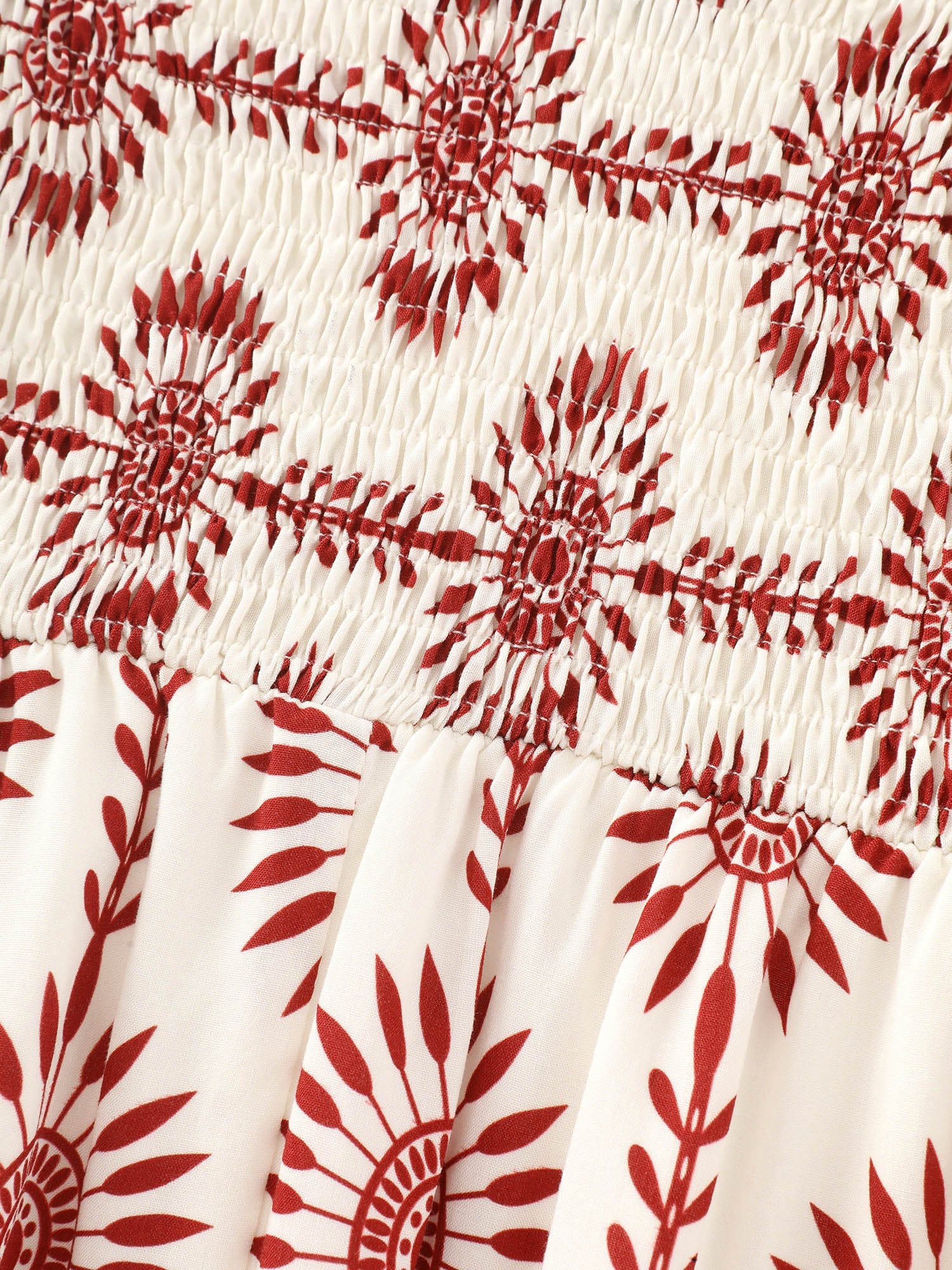 Geometric Print Tiered Sleeveless Maxi Dress