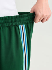 Side Striped Stretchy Waist Track Pants