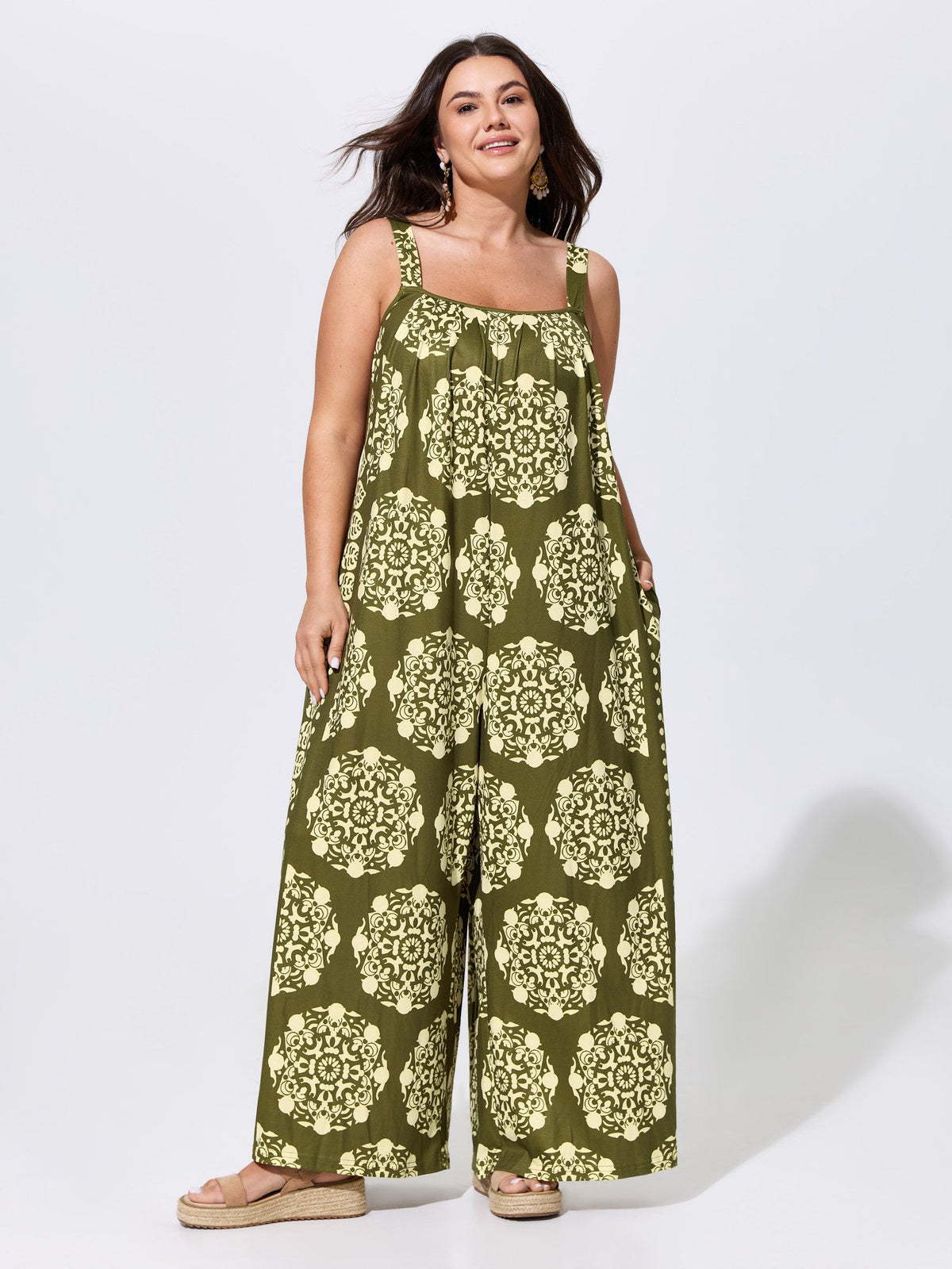 Sunkissed Stretchy Adjustable Strap Jumpsuit