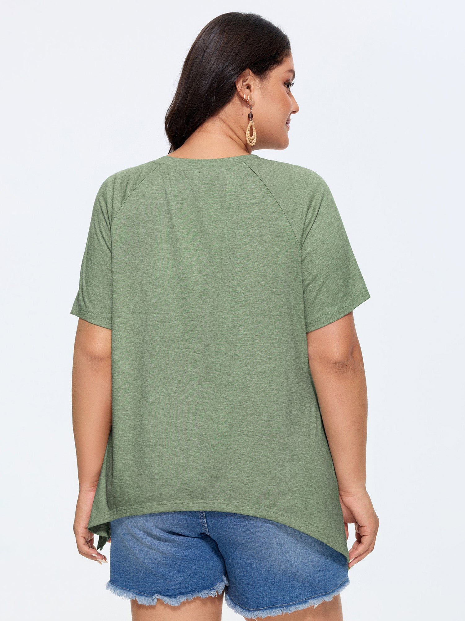 Supersoft Stretchy Arc Hem T-Shirt