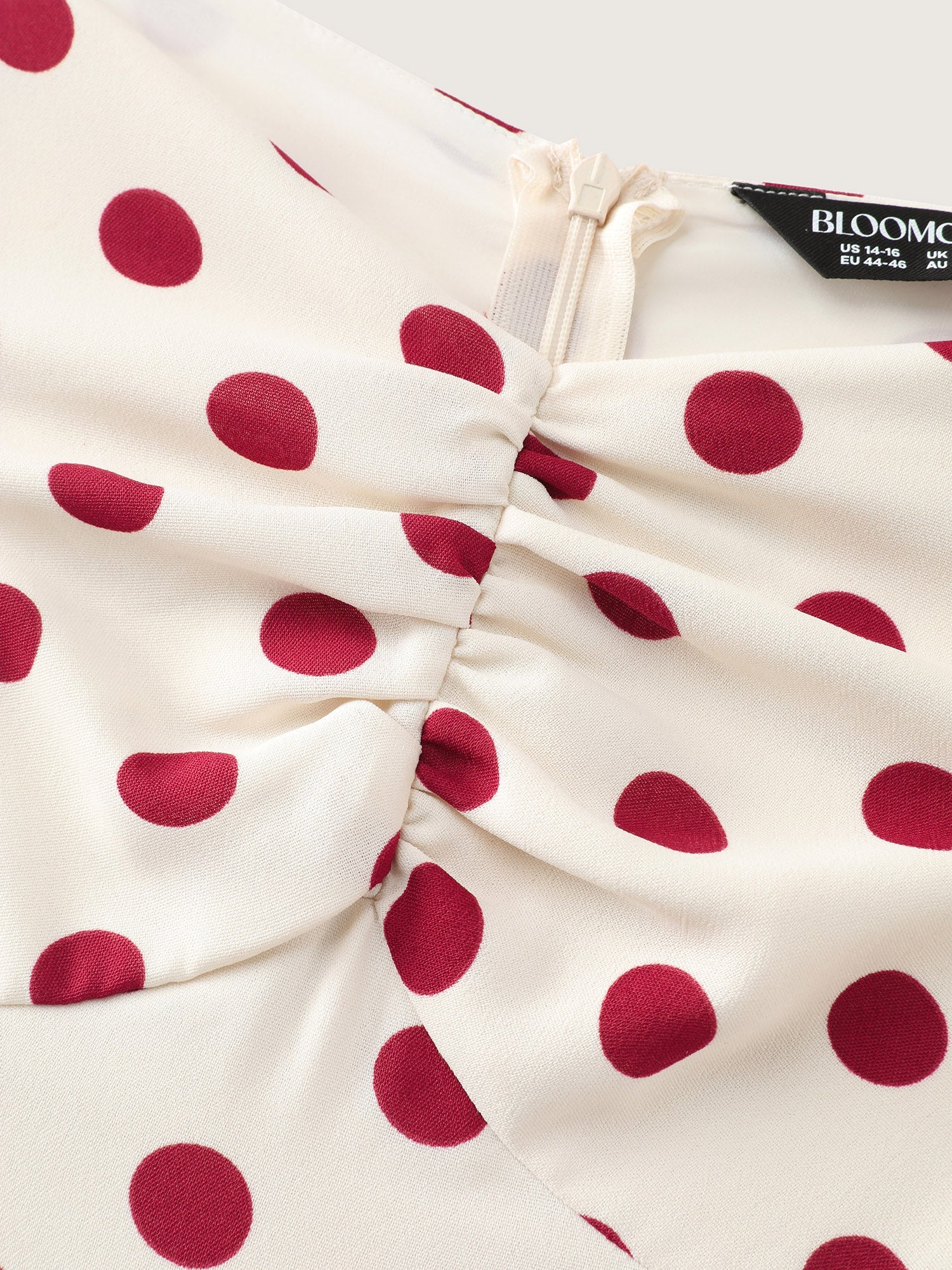 Polka Dots Waist-Tie Jumpsuit