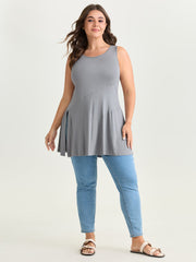 Supersoft Side Seams Flowy Tank Top