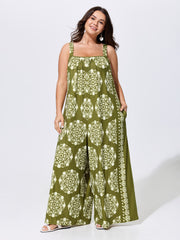 Sunkissed Stretchy Adjustable Strap Jumpsuit