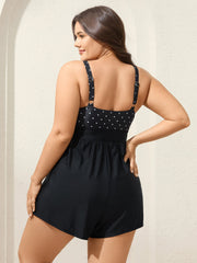 Polka Dots Twist One-Piece Swimsuit