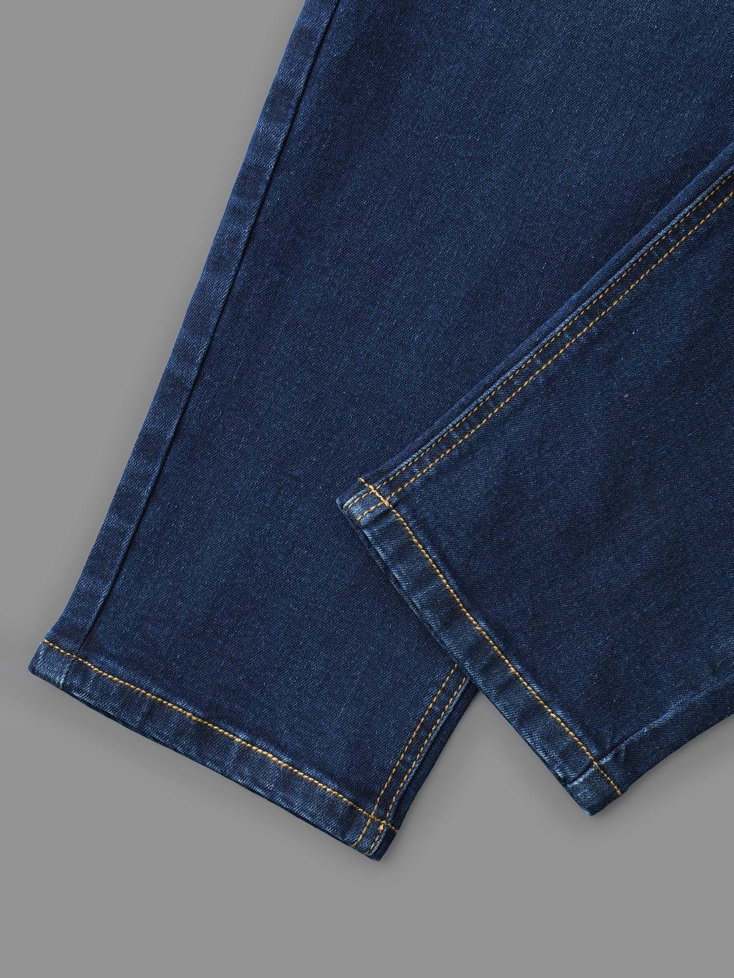 Elastic Waist Mid Rise Skinny Jeans