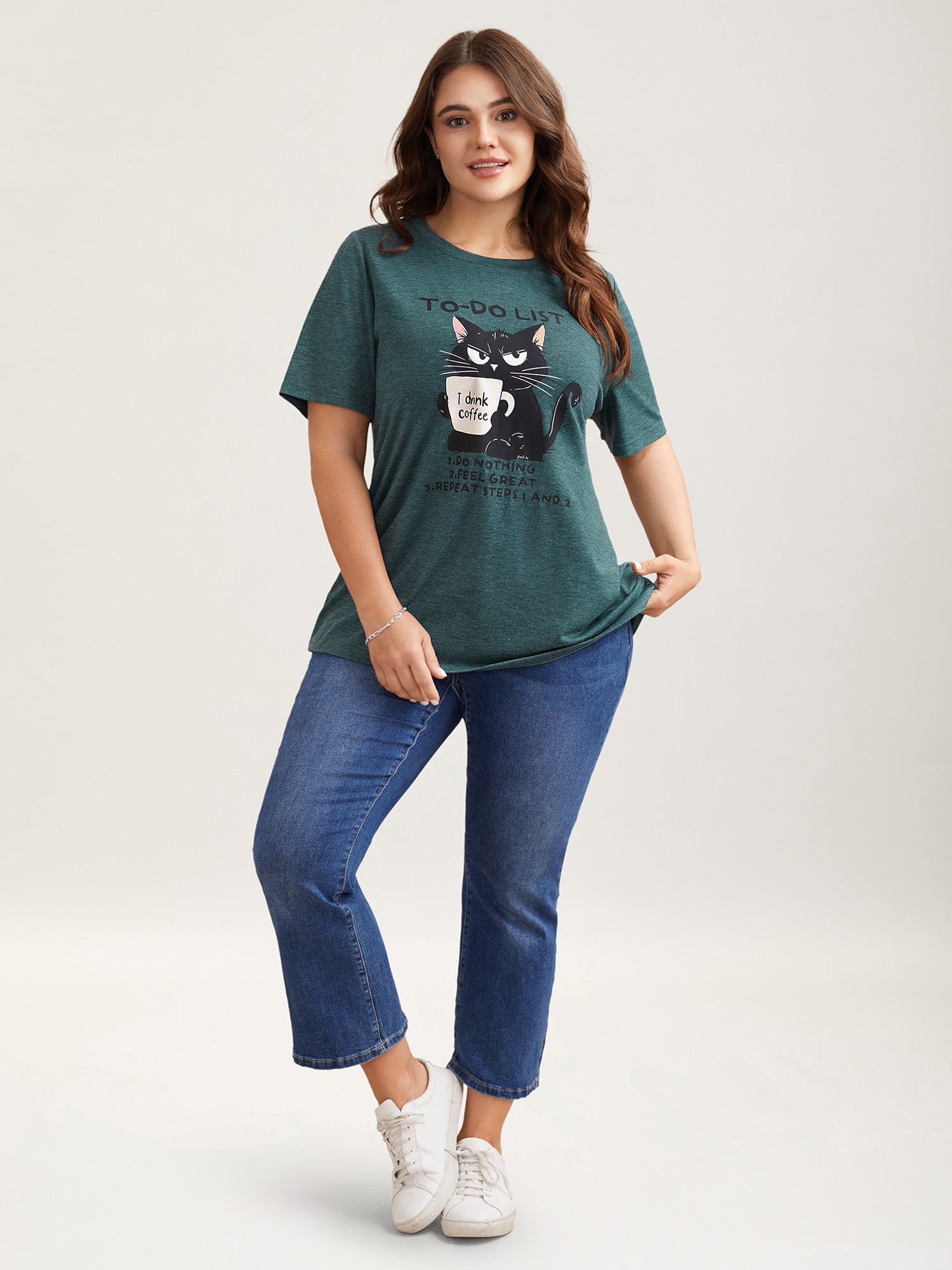 Cat To-Do List Heathered T-Shirt
