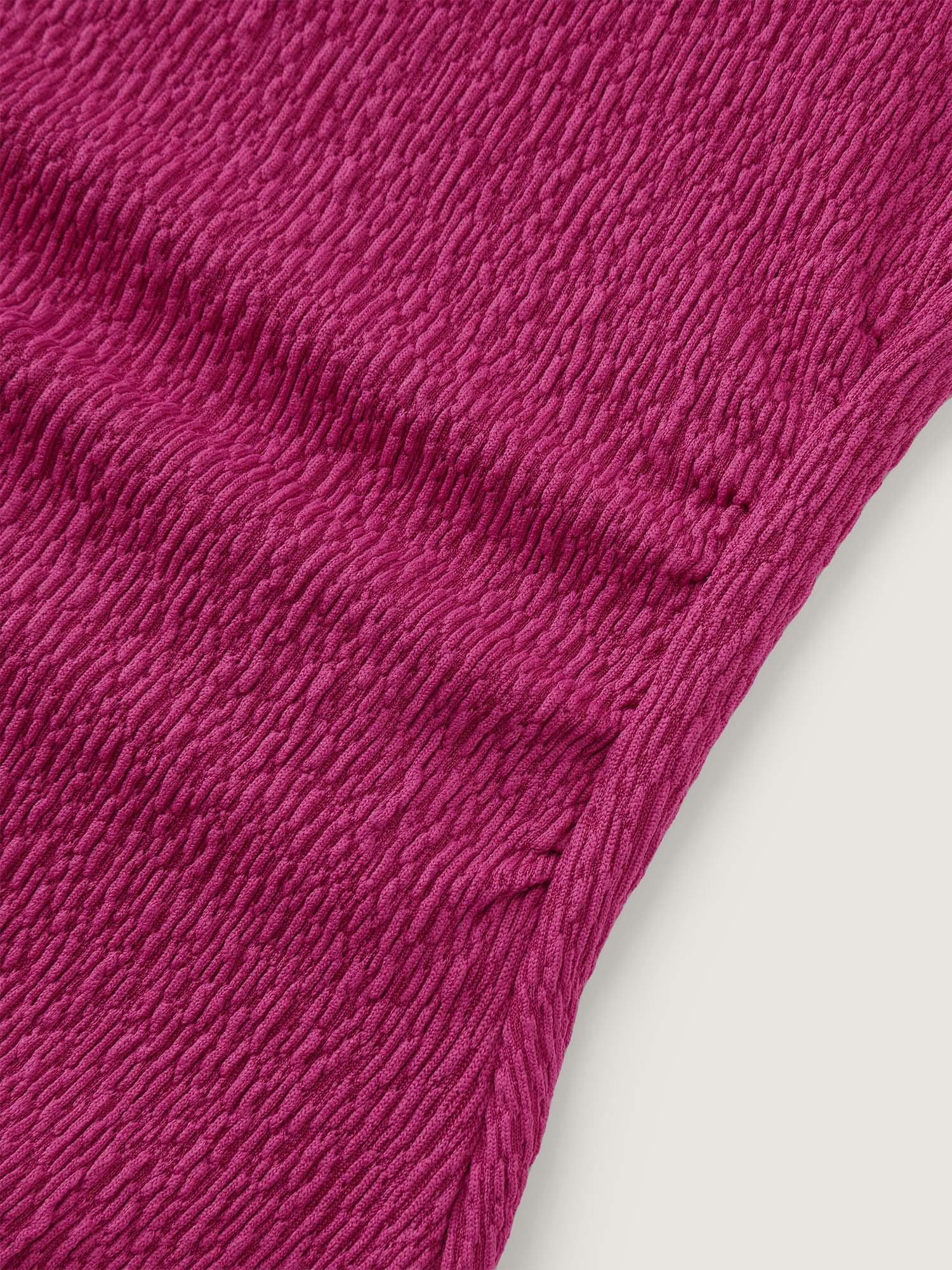 Textured Tummy-Control Supportive One-Piece Swim