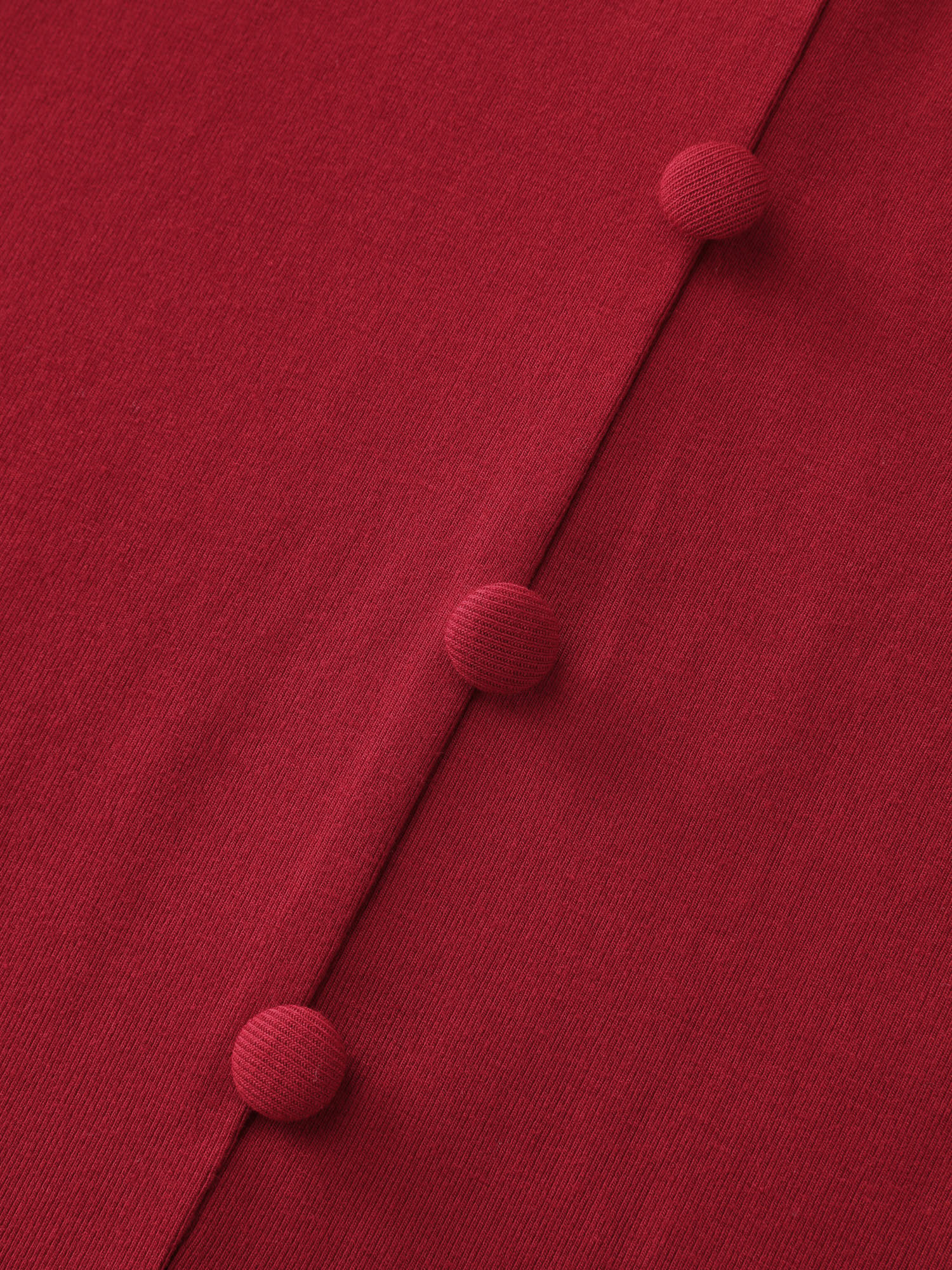 Elastic Button Detail Fitted Tank Top