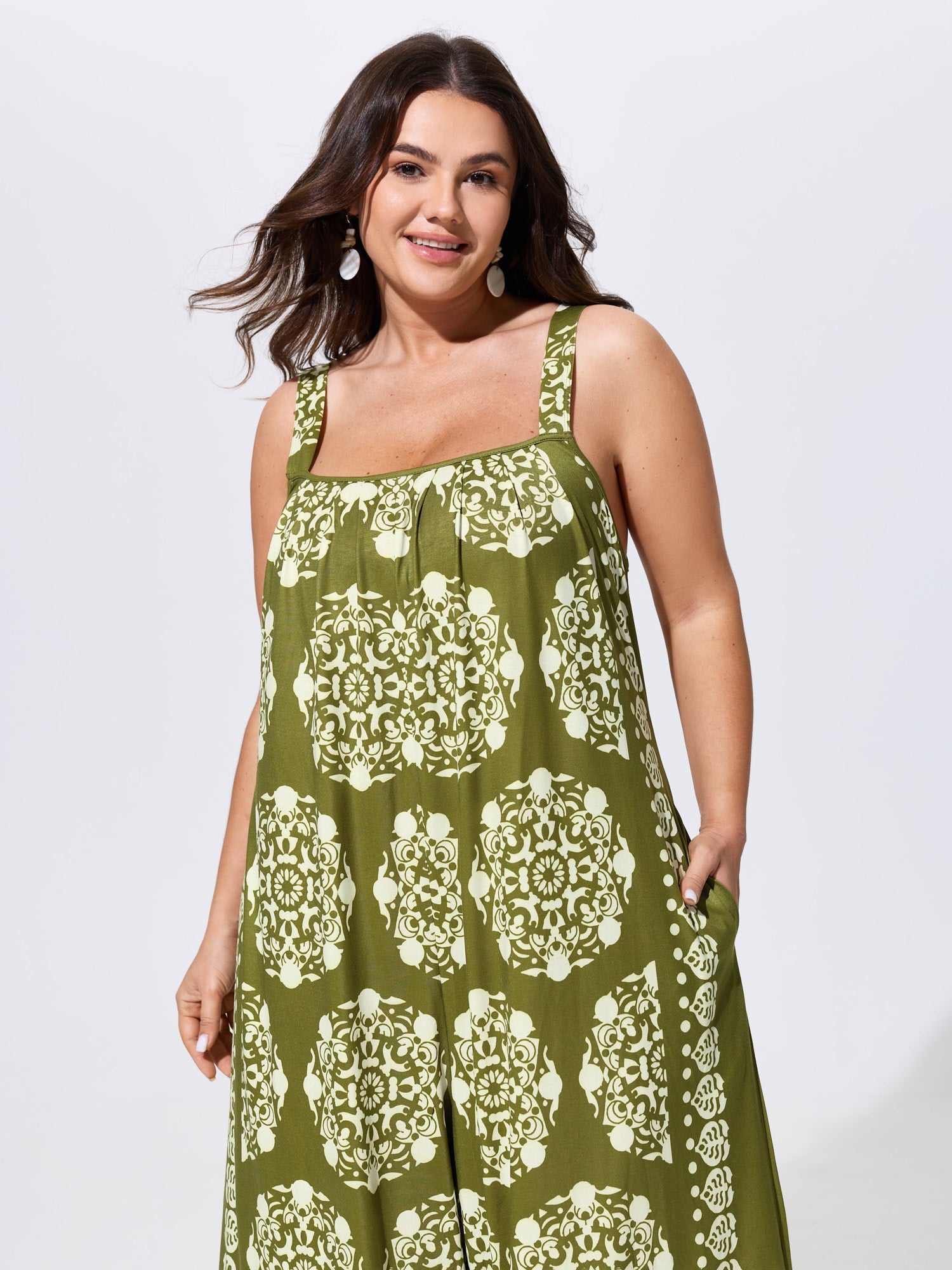 Sunkissed Stretchy Adjustable Strap Jumpsuit