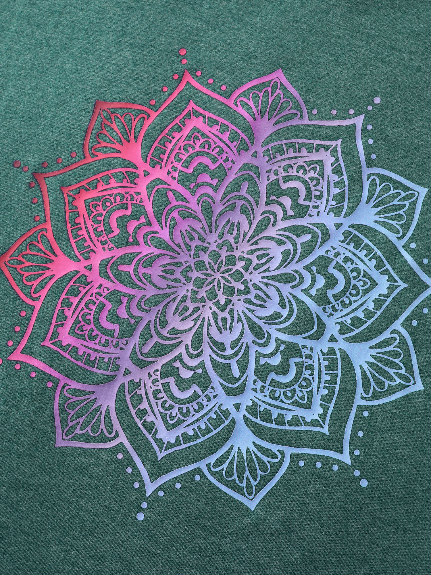 Supersoft Floral Motif Round Neck T-Shirt