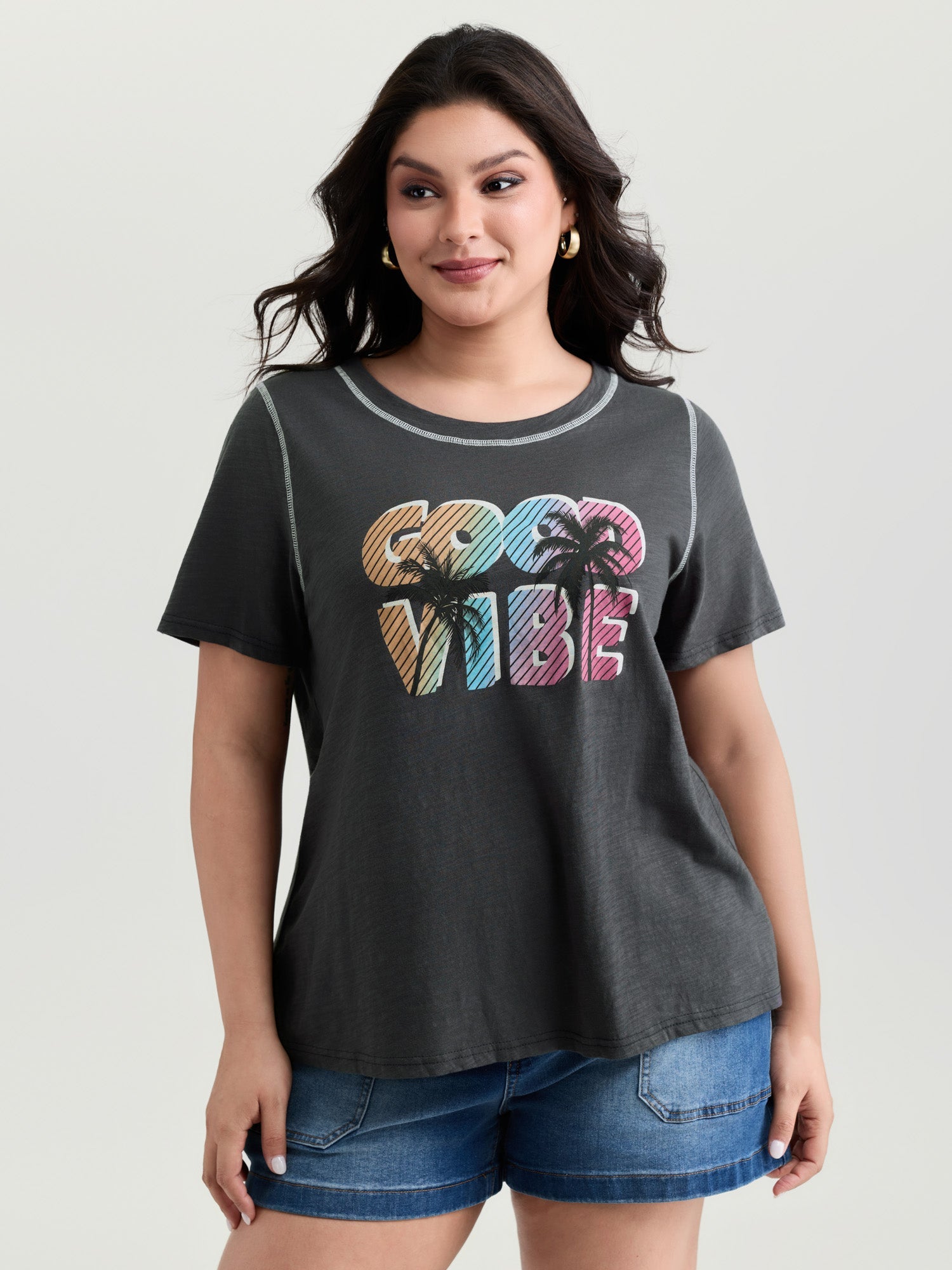 Good Vibes Pure Cotton T-Shirt