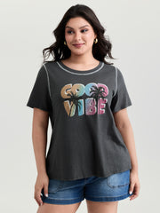 Good Vibes Pure Cotton T-Shirt