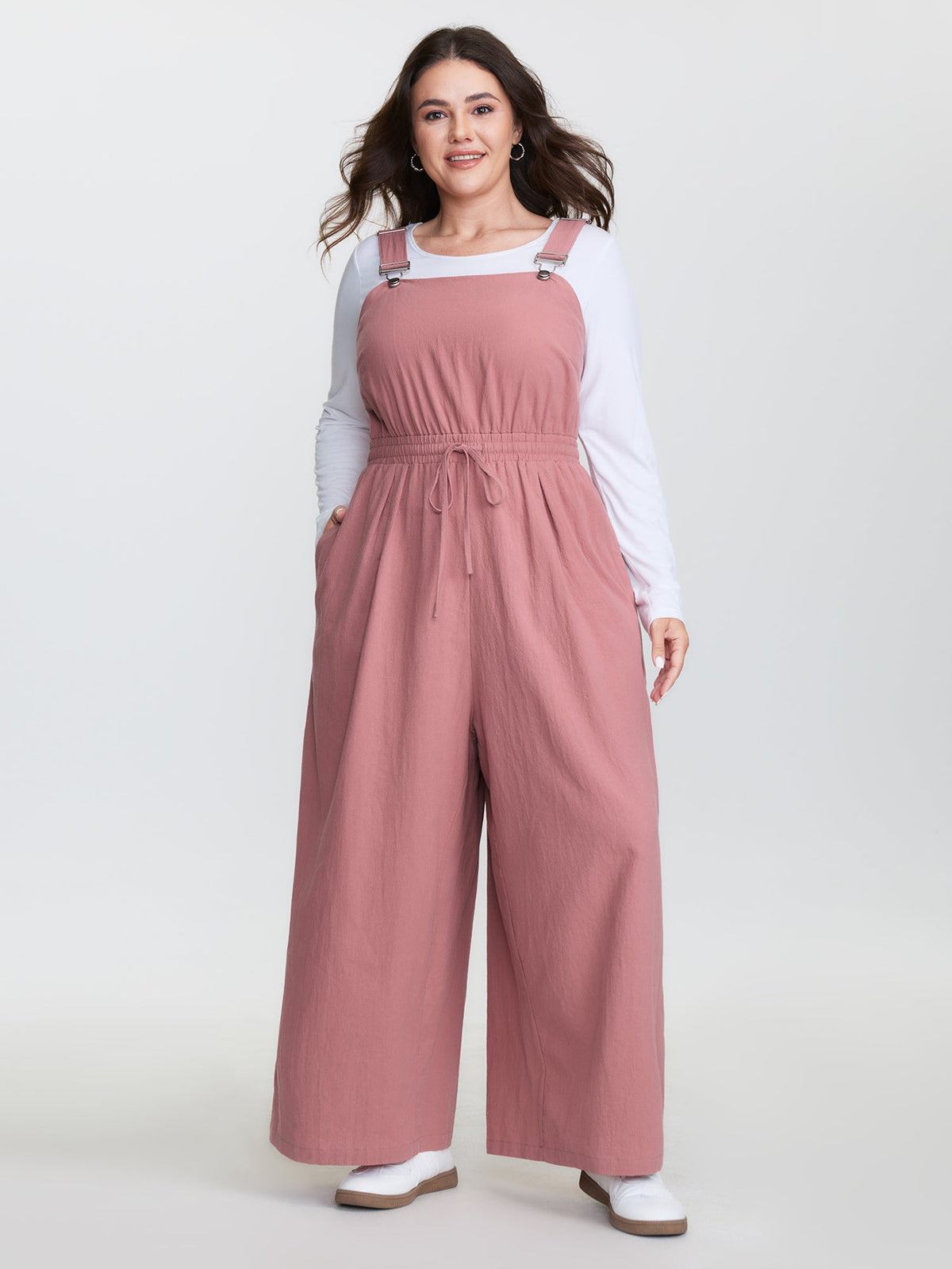 Pure Cotton Adjustable Overall Jumpsuit