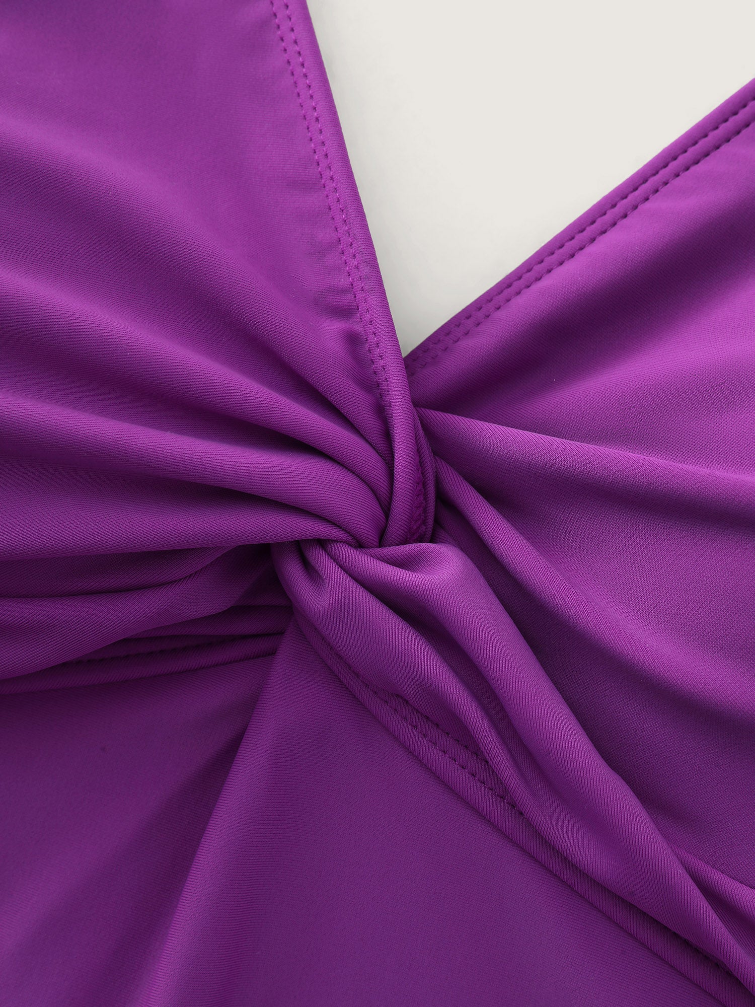 Ruffled Sleeve Tummy-Friendly Swim Top