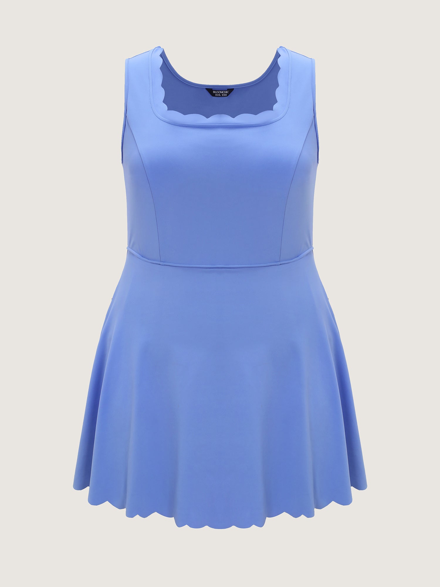 Supported Bra Pocket Built-In Bottoms Mini Dress