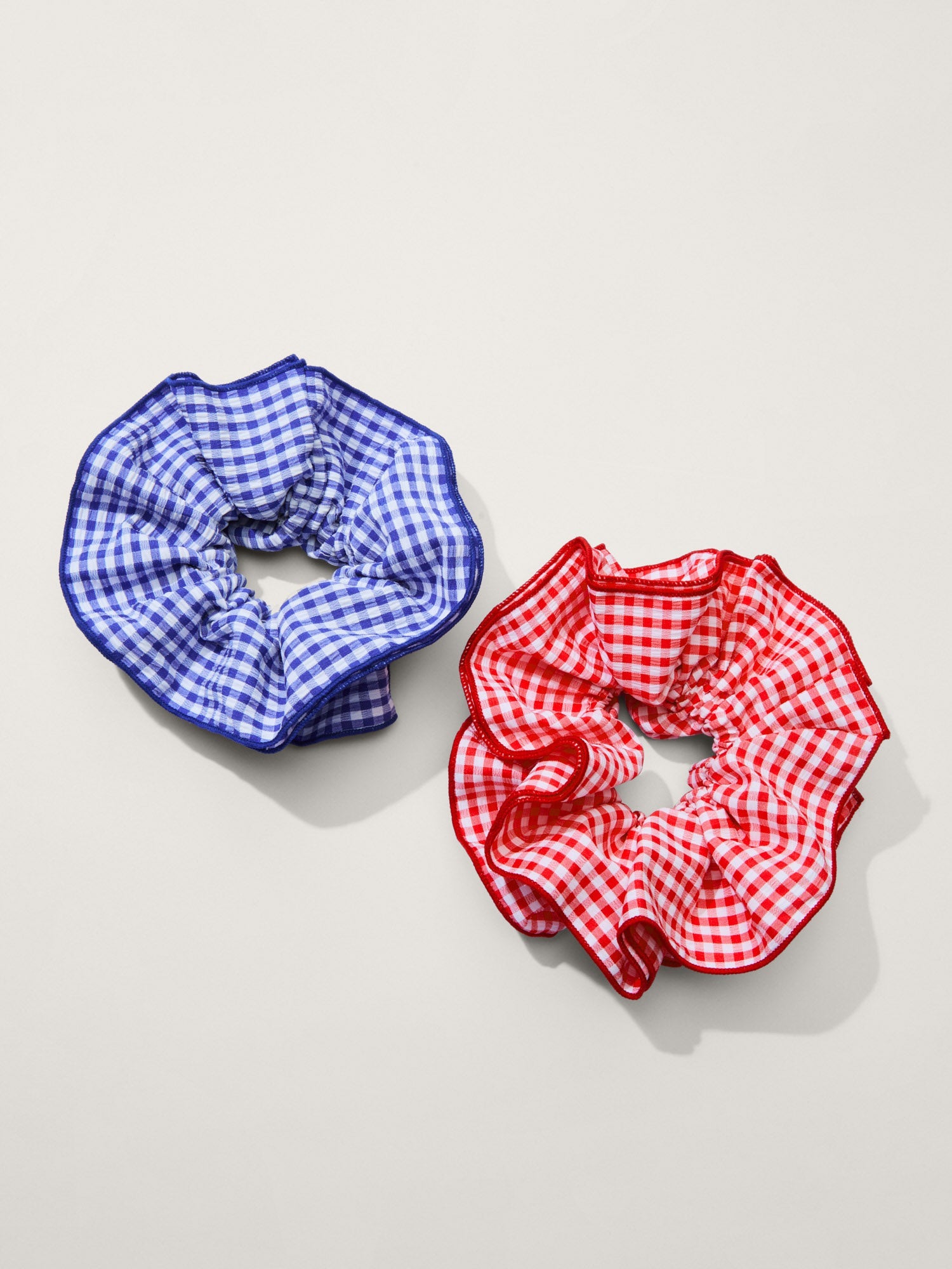 Gingham Print Everyday Scrunchie