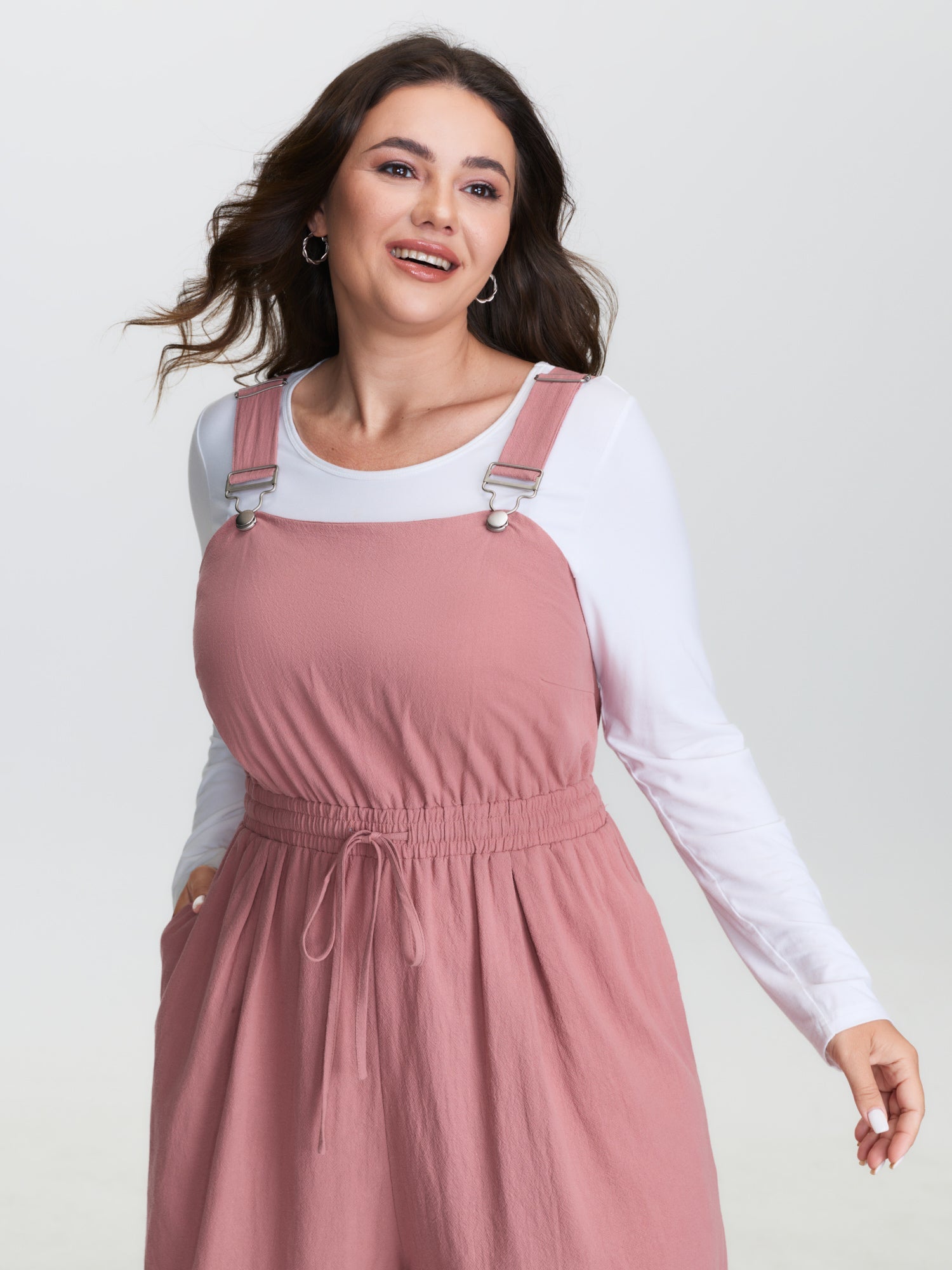 Pure Cotton Adjustable Overall Jumpsuit
