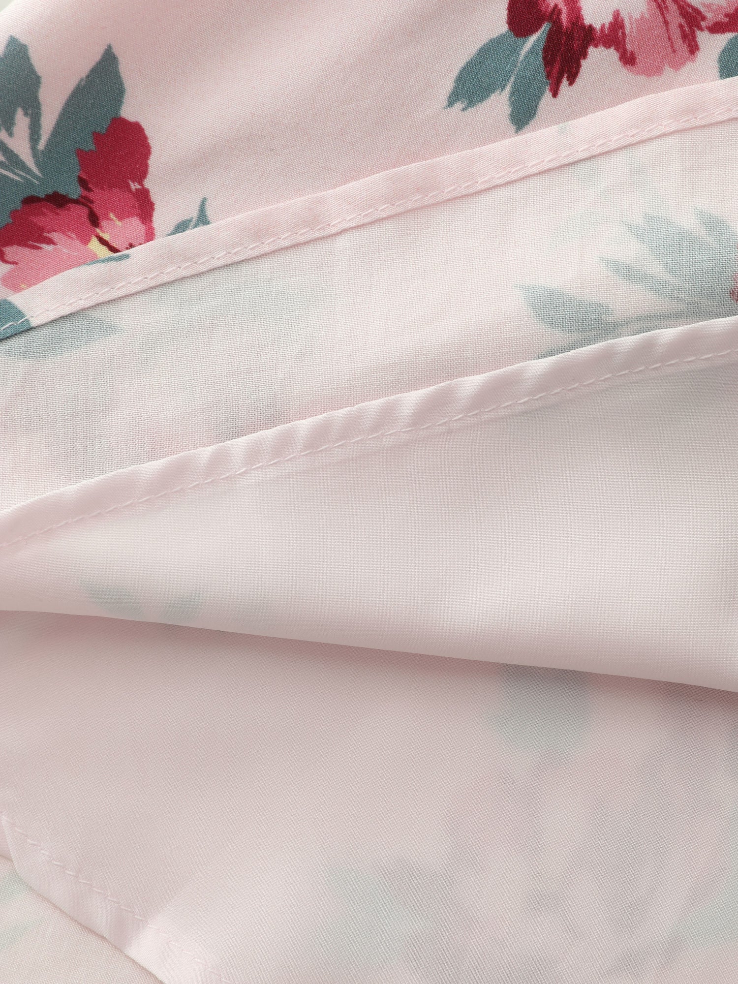 Supersoft Rose Print V-Neck Blouse