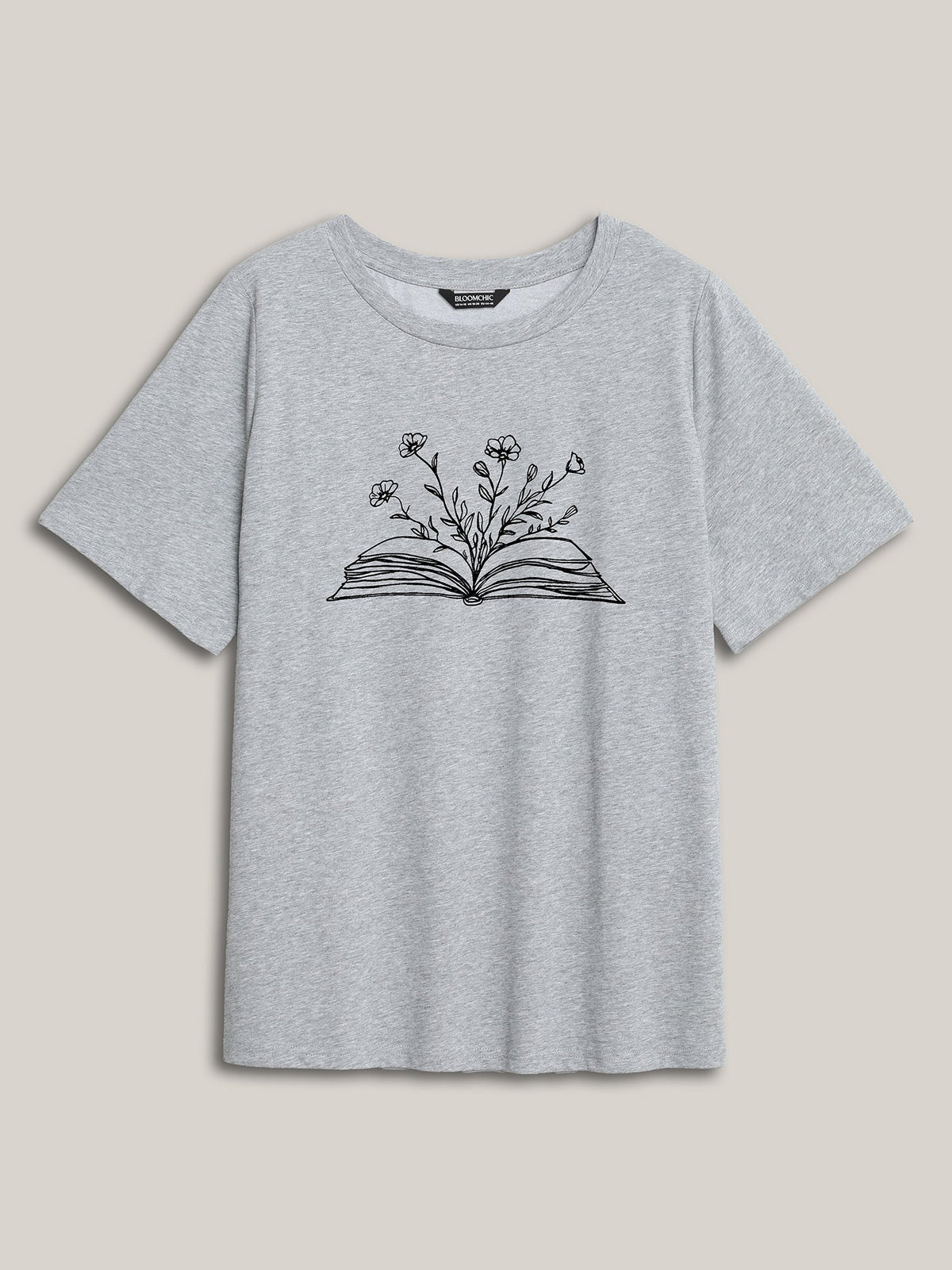Dear Diary Pattern Crewneck T-Shirt