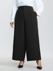 Stretchy Waist Straight Leg Pants