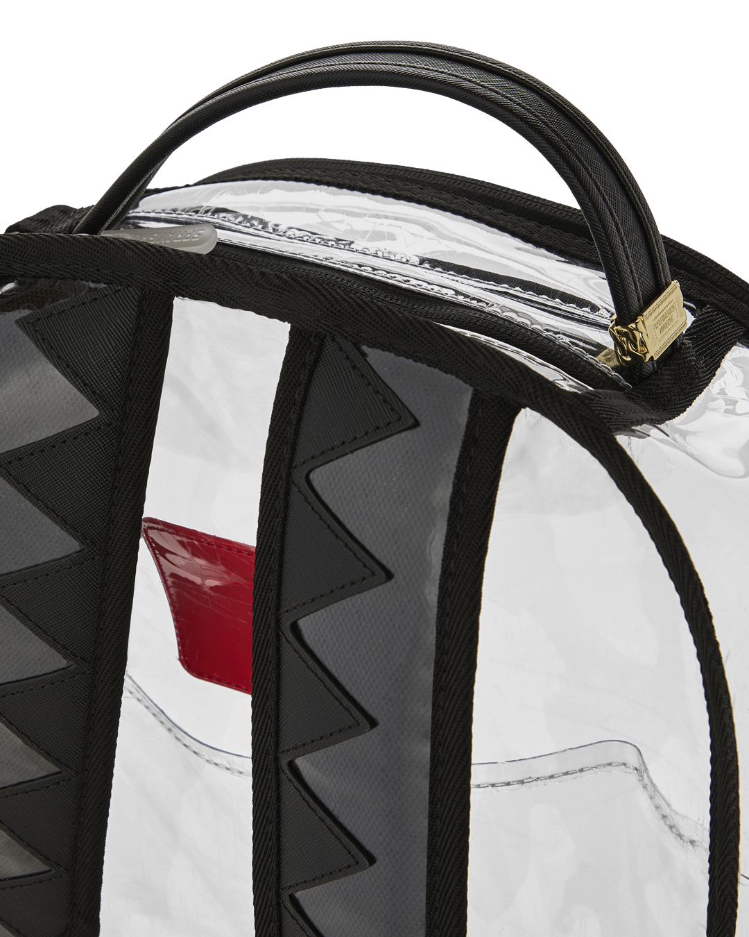 FULLY CLEAR EMBOSSED BOSS BACKPACK